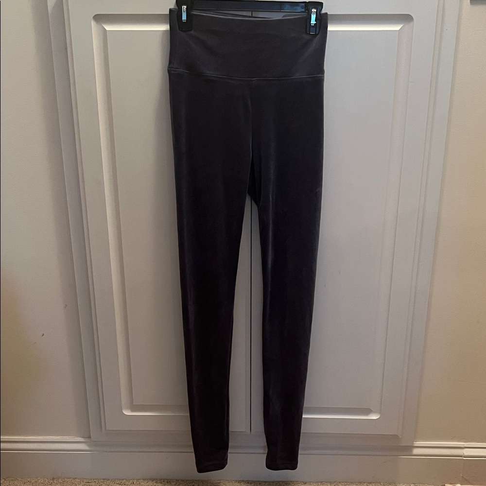 Offline by aerie Navy Blue Velvet Leggings M Long Length